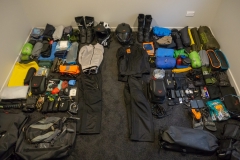 A mountain of gear... That packs down well