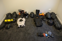 A mountain of gear... That packs down well
